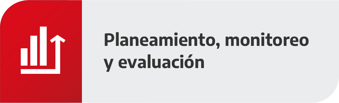 Planeamiento, monitoreo y evaluación